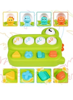 YelaJoy Baby Pop Up Toy- Colorful Cause and Effect Toys for Babies 36 Months Montessori Toy Toddler Infant Toys- Cute Jungle Pop Up Baby Toy- Popup Dinosaur Toy for Early Learning Sensory Development Toy  - Image 2