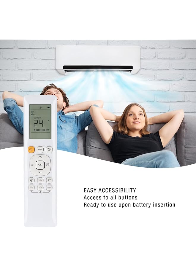 erorex Air Conditioner Remote Control Universal Ac Remote Control Replacement Remote Control For Air Conditioner Remote Control Rg10B D Bgef - Image 2