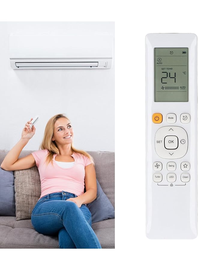 erorex Air Conditioner Remote Control Universal Ac Remote Control Replacement Remote Control For Air Conditioner Remote Control Rg10B D Bgef - Image 4