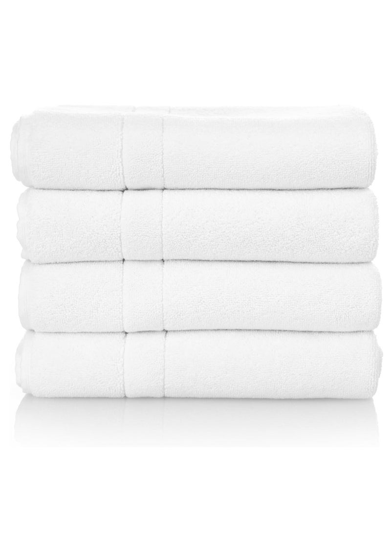 Desket Bath Towel Cotton Material 70x140cm set of 4 Soft, Quick-Drying, Absorbent, Luxurious, Perfect for Bathroom & Pool Use, Ideal for Daily Use and Gifting, Quality - Image 1