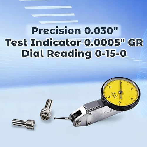 HGC Precision Yellow 0.030" Test Indicator 0. 0005" GR Dial Reading 0-15-0 New - Image 5