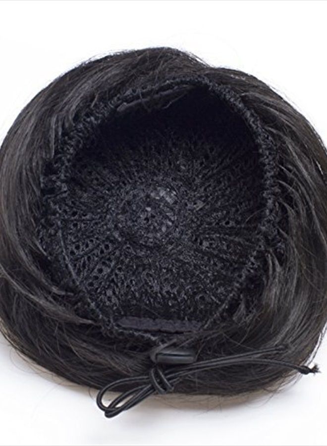 OneDor إكستنشن شعر كعكة دونات من ألياف صناعية (2# - بني داكن جداً) - Image 3