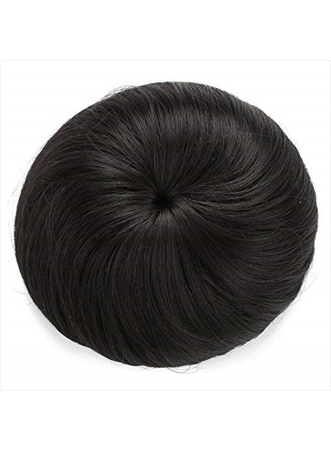 OneDor إكستنشن شعر كعكة دونات من ألياف صناعية (2# - بني داكن جداً) - Image 1