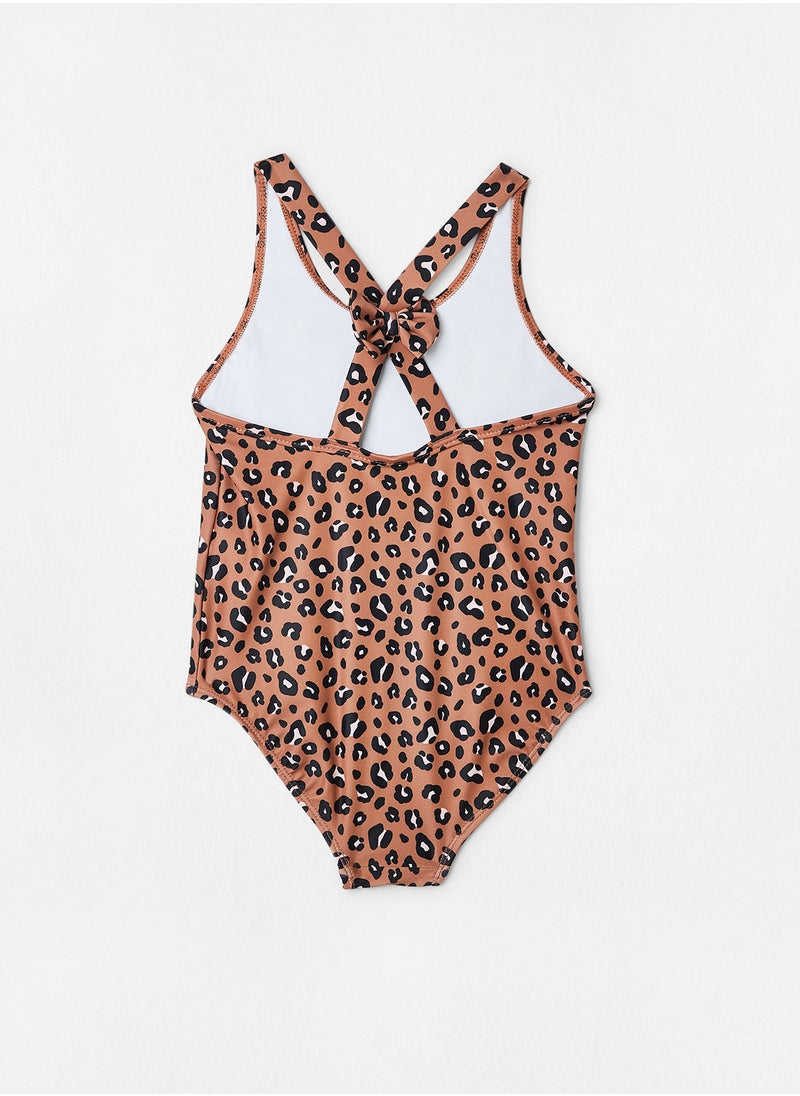 carter's - Girls Leopard Print Onesie - Image 1