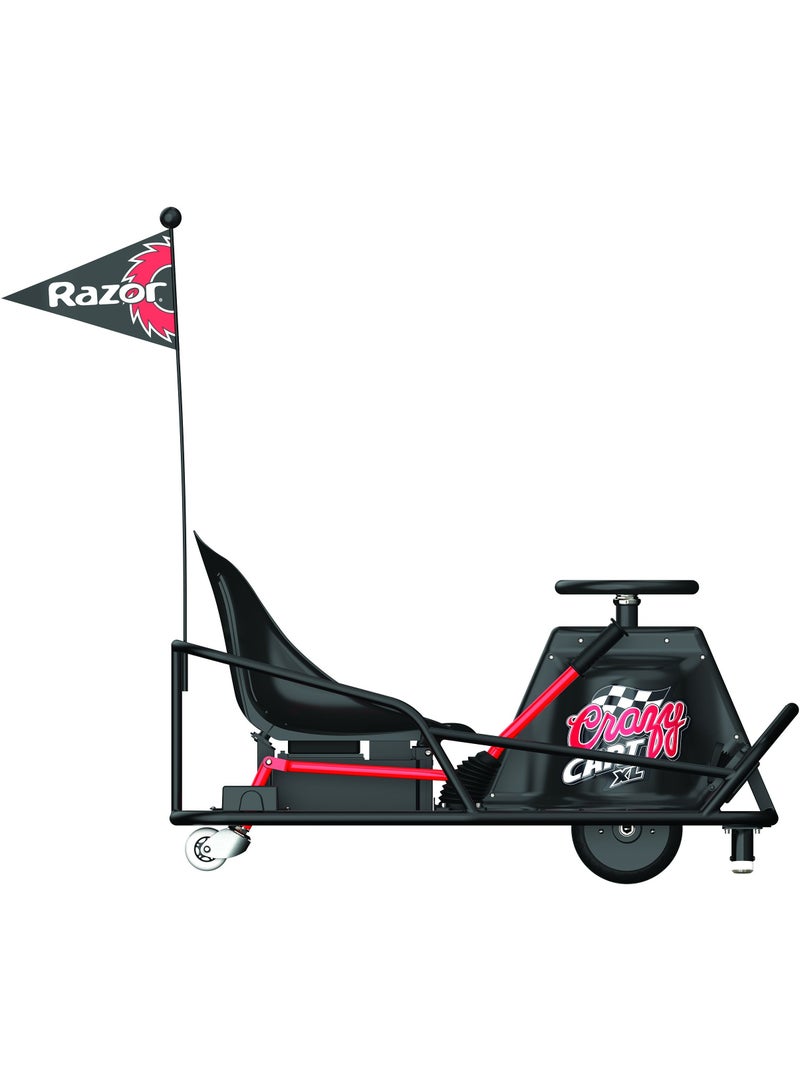 Razor Crazy Cart XL 22km/h | Kids Ages 16 Years+ | Electric Ride-on | Drifting Cart | With up to 40 minutes of Continuous Use | Outdoor Adventure Black - Image 2