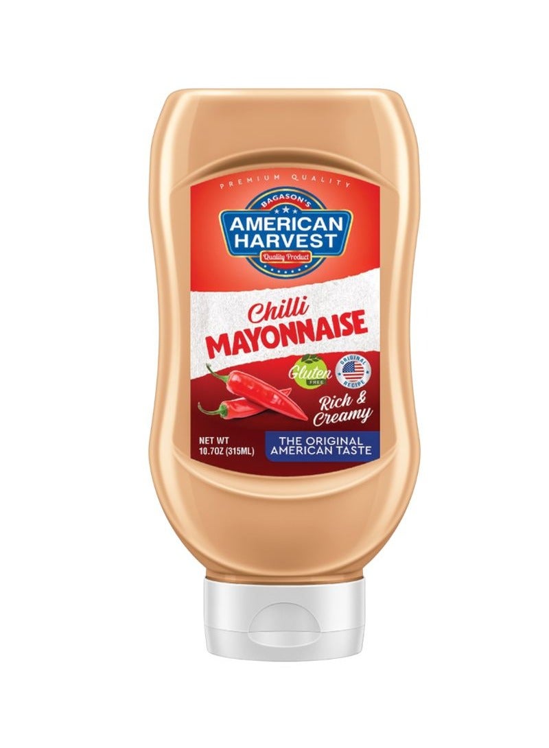 أمريكان هارفست زجاجة مايونيز بالفلفل الحارقابلة للضغط 315مل - Image 1