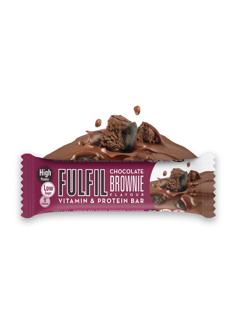 Fulfil Chocolate Brownie Protein Bar 55g (20g Protein) - Image 2