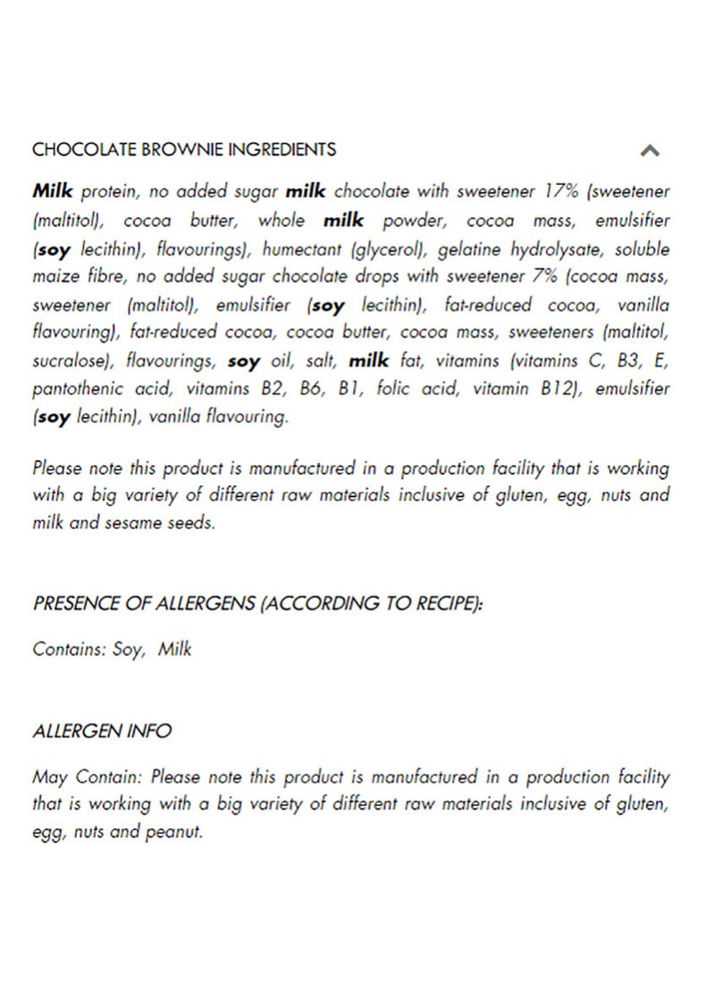 Fulfil Chocolate Brownie Protein Bar 55g (20g Protein) - Image 3