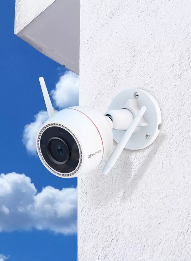 EZVIZ H3C 2K Outdoor Camera AIPowered Human Vehicle Detection Night Vision White - Image 3
