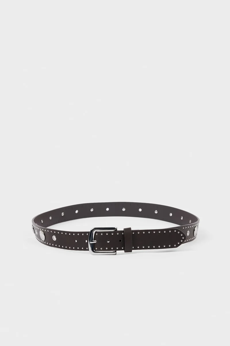 Woman Rectangle Clasp Faux Leather