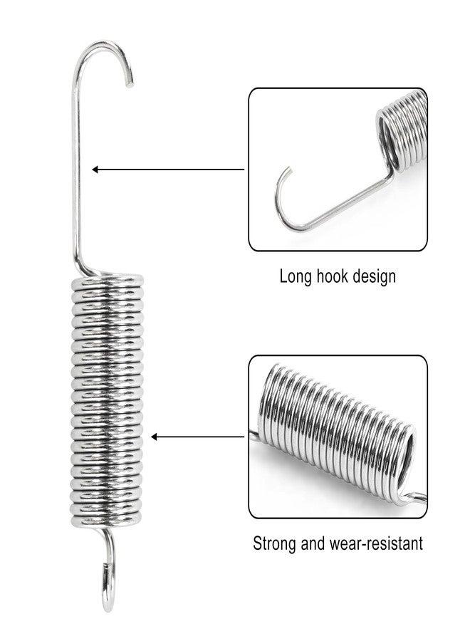 yaaqoo 3-1/2 inch Overall Length Recliner Sofa Chair Mechanism Tension Springs Replacement Parts Long Neck Hook [Pack of 4] - Image 3
