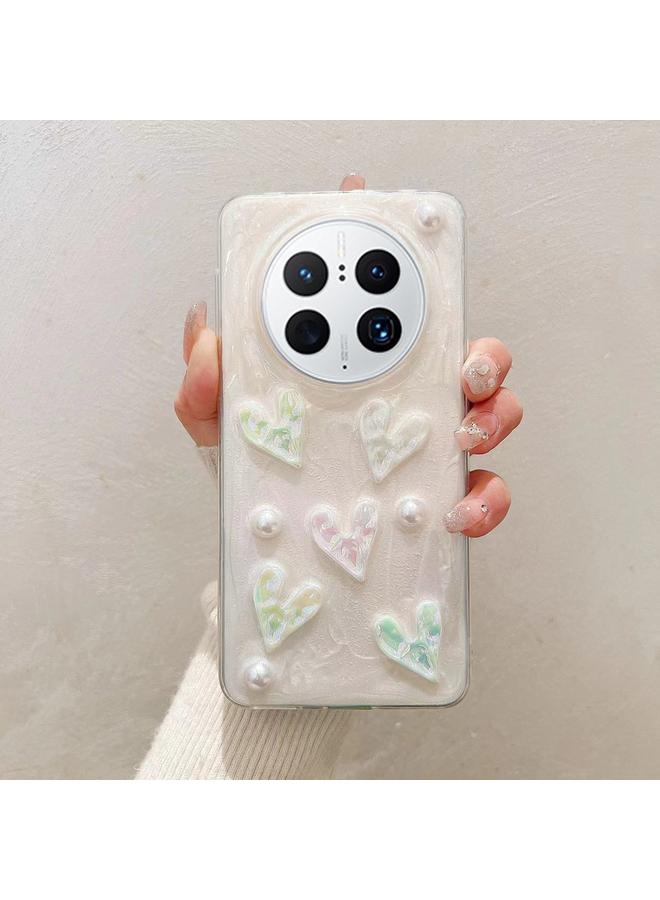جراب هاتف Huawei Mate 50 Pro Cream Gum Decoden TPU (حب)