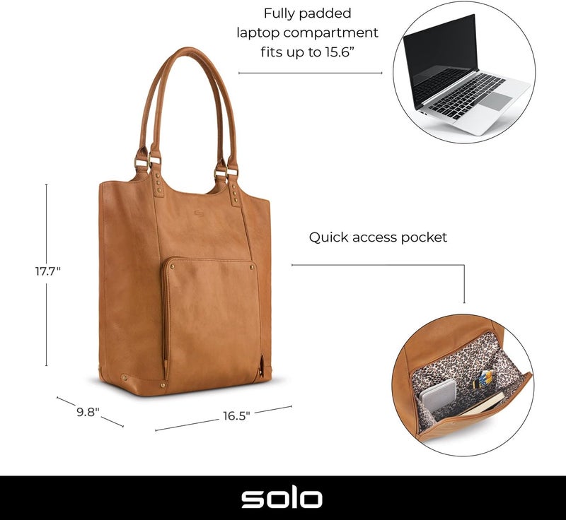 Solo Executive 156 Inch Bucket Tote Espresso - Image 2