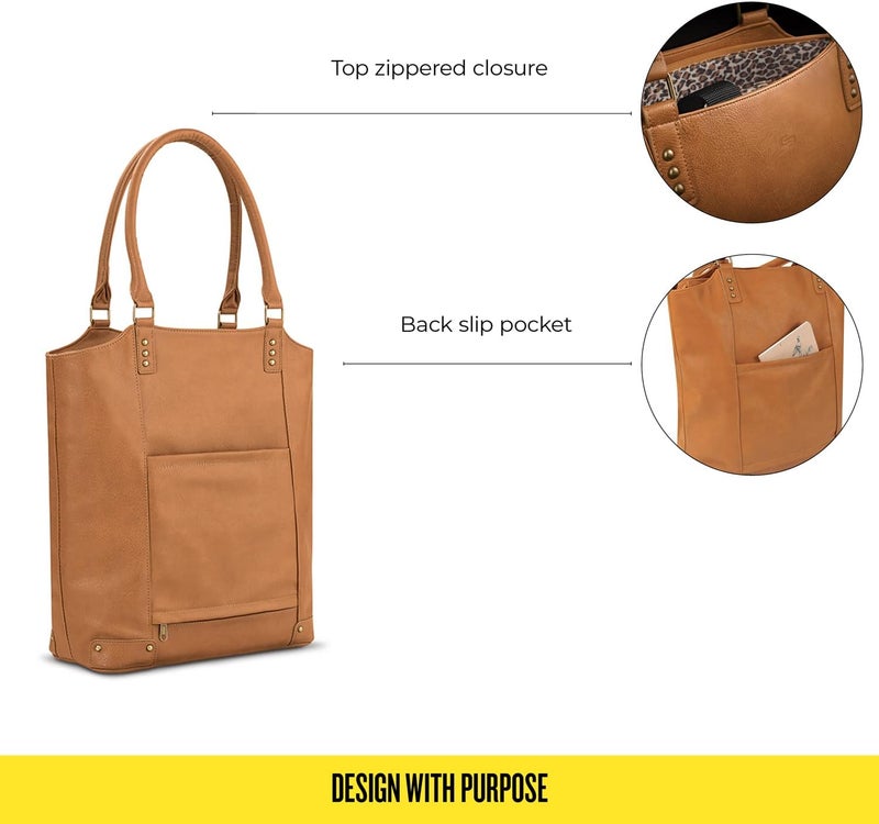 Solo Executive 156 Inch Bucket Tote Espresso - Image 4