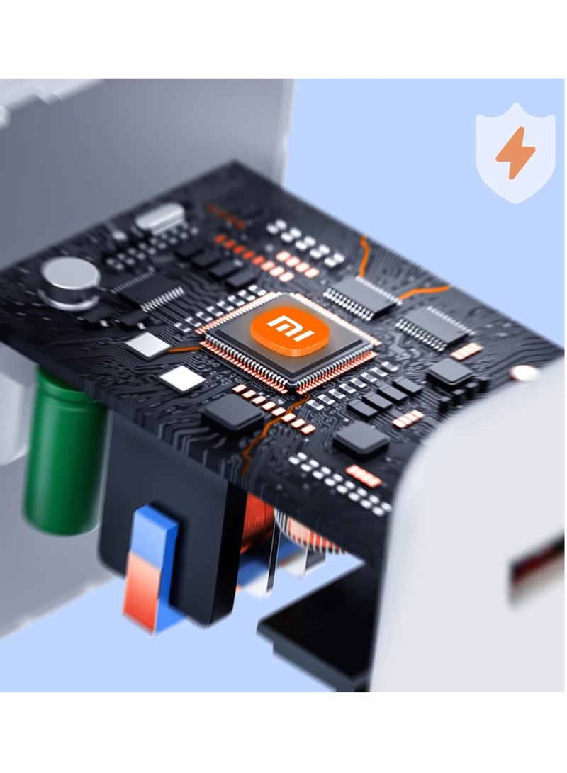 بيوينتي Original Xiaomi 67W USB Wall Charger – Includes USB to USB-C Cable, Fast Charging for Phones, Tablets  More - Image 3