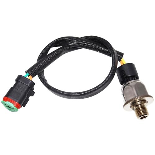 OSKYUO Heavy Duty Fuel Oil Pressure Sensor 2244536 Compatible with CAT Caterpillar C7 C9 Mxs Nxs 3126 3126B 3126E C15 on Highway Engines 2244536 1946726 3PP61 1946726 - Image 1