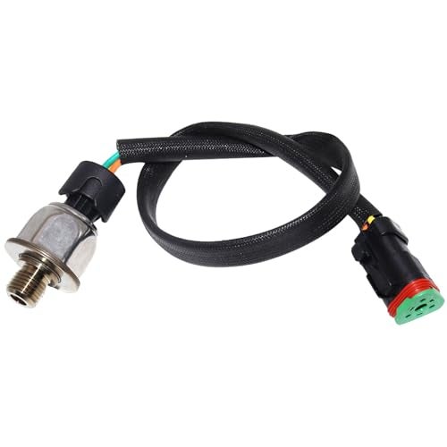OSKYUO Heavy Duty Fuel Oil Pressure Sensor 2244536 Compatible with CAT Caterpillar C7 C9 Mxs Nxs 3126 3126B 3126E C15 on Highway Engines 2244536 1946726 3PP61 1946726 - Image 3