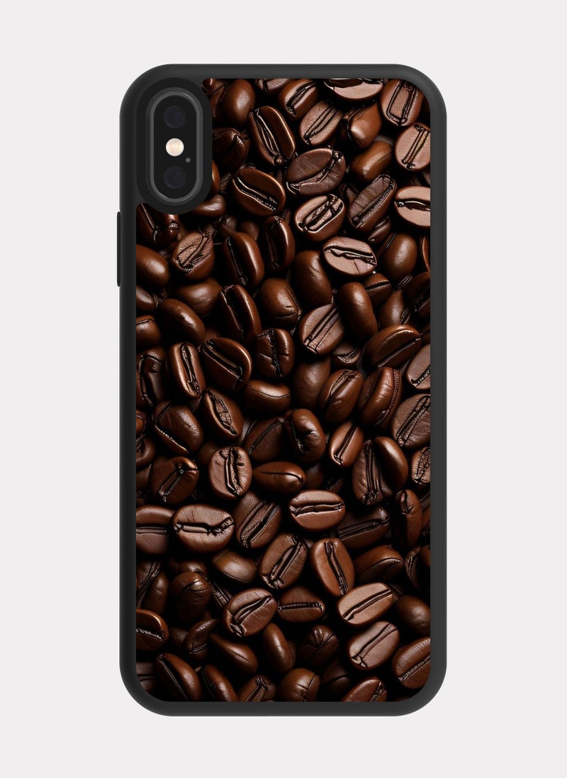PXLAAT iPhone X case cover Coffee Beans - Image 1