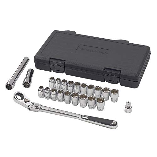 GEARWRENCH 23 Piece 3/8" Drive Pass-Thru™ 6 Point Standard SAE/Metric Mechanics Tool Set | 893823 - Image 1