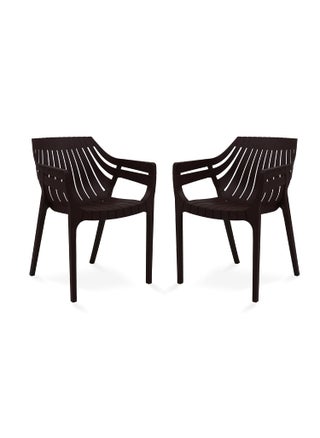 Supreme chairs Spectrum with Arm Oversized Plastic Chair for Home Garden Cafeteria and Restaurent Purpose Comes with 6 Months Warranty Color Globus Brown Count 2 - pzsku/ZCF67DBD8A5F8ADD0CFBCZ/45/1746637629/e4699ae0-c06a-497d-82fd-815c90aea943