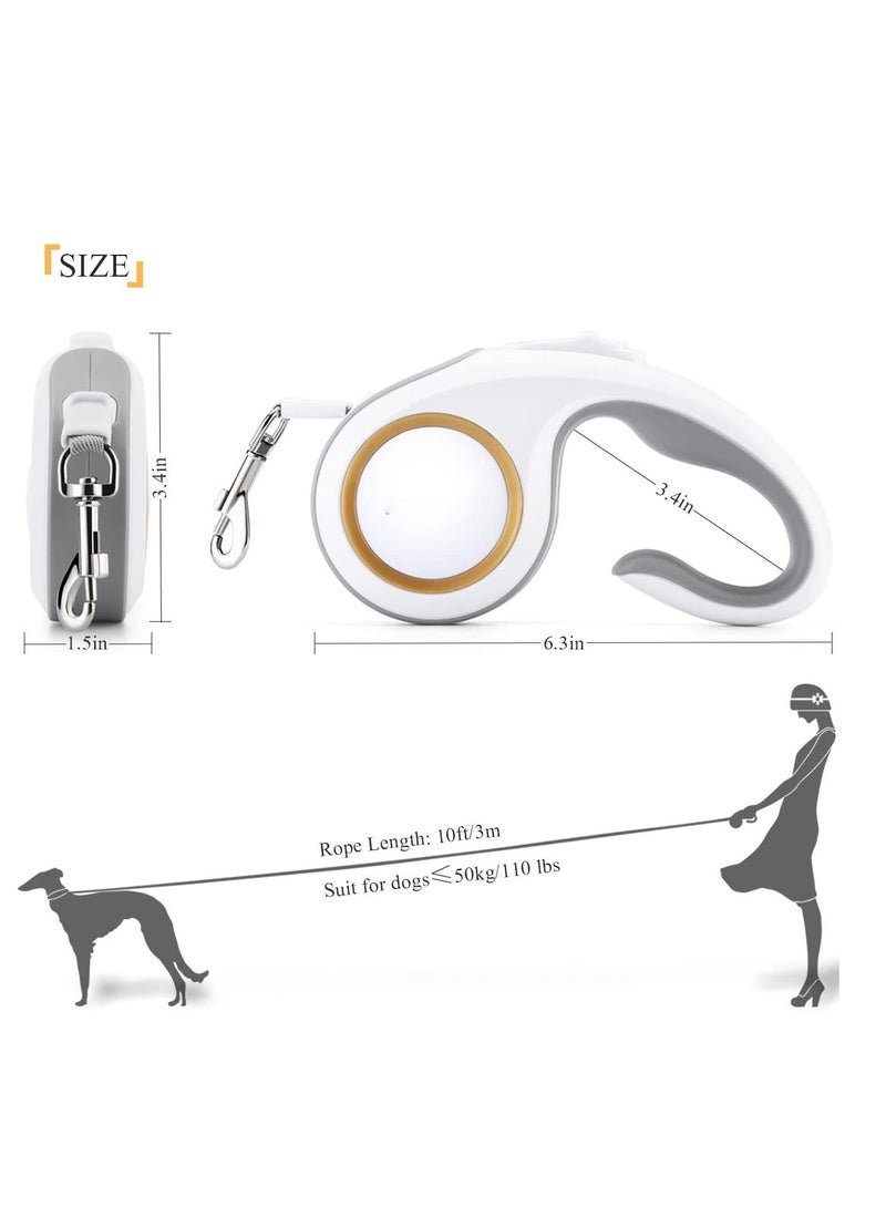 KASTWAVE Retractable Dog Leash Pet Walking Leash with Anti-Slip Handle for Small Medium Large Breed Dogs up to 50lbs 360°Tangle-Free - Image 2