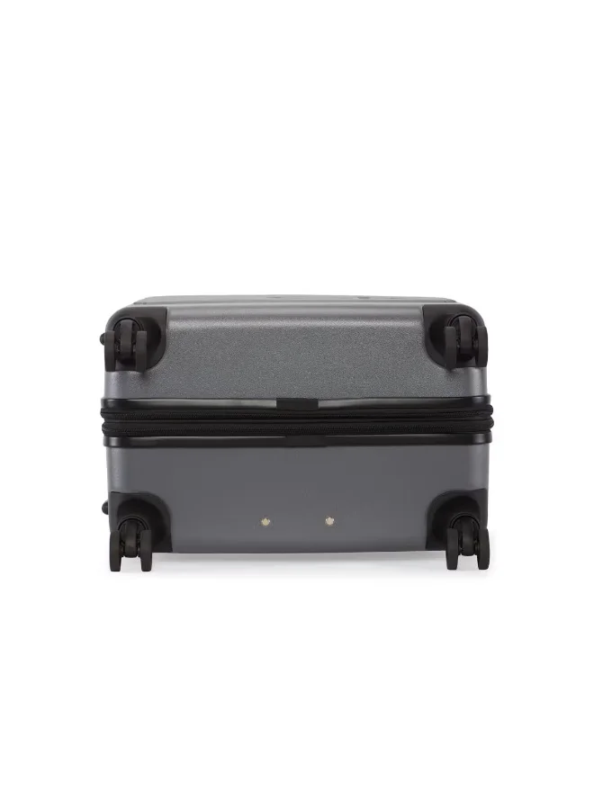 CALVIN KLEIN Charcoal Calvin Klein Horizon Hardside Luggage on Wheels for Unisex | Ultra Lightweight ABS with 4 Spinner Wheels | Color Charcoal  | Best Price UAE