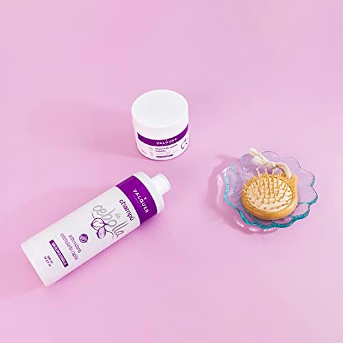 Valquer Laboratorios PACK ONION SHAMPOO AND MASK FOR OILY HAIR - STIMULATING, ANTIOXIDANT, SHINE AND VOLUME, ALL HAIR TYPES - Image 2