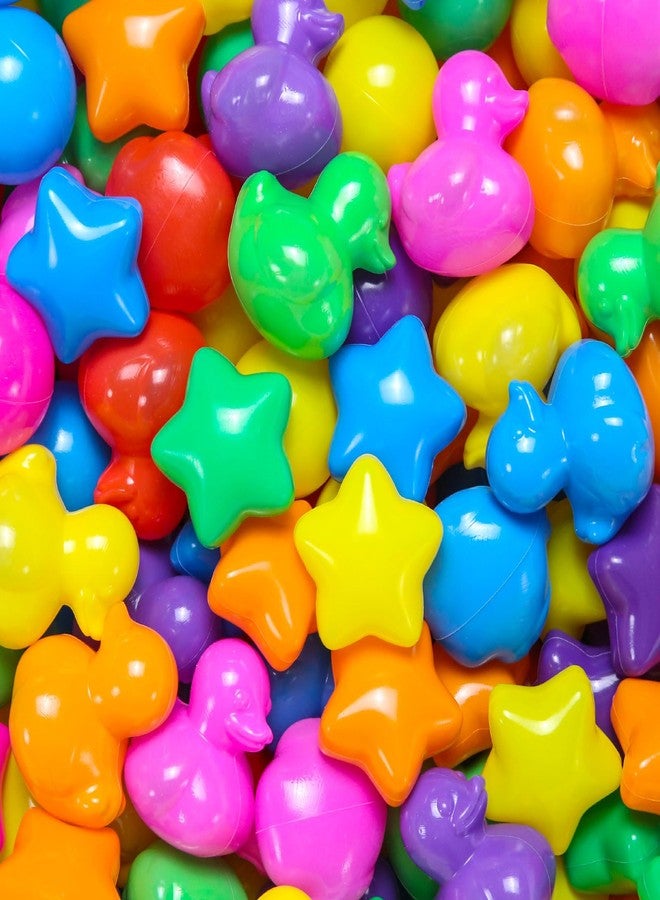 STARBOLO Ball Pit Balls Duck Balls for Toddlers - 100 200 500 Pack BPA Free Crush Proof Plastic Balls for Ball Pit, Gift for Kids Toddlers Birthday Christmas Decor Giant Friendship Banner Props - Image 1