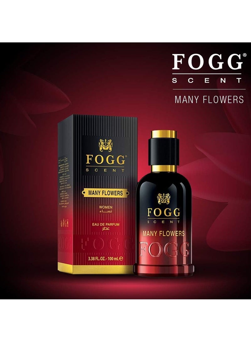 فوج عطر نسائي مع مجموعة هدايا ديسكوفر مع العديد من الزهور (100 مل + 50 مل) - Image 4