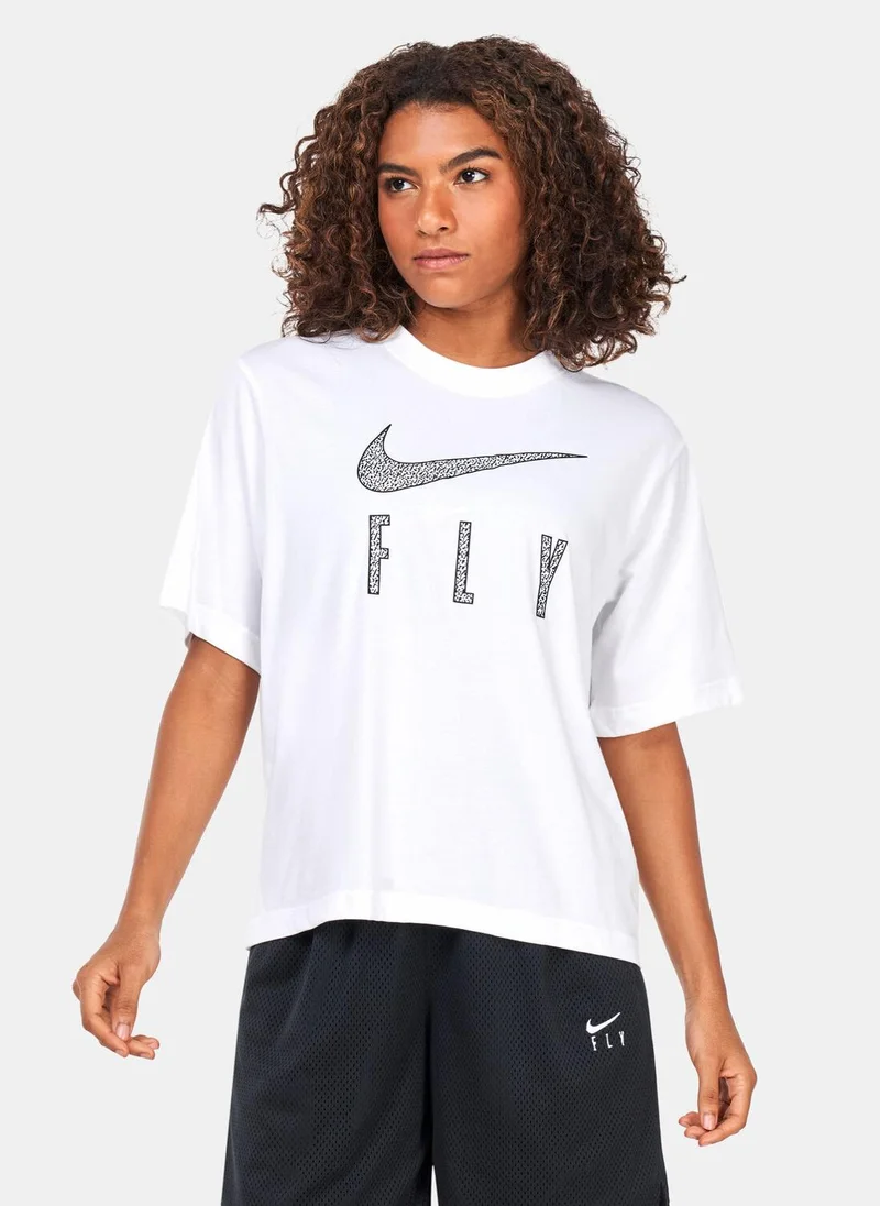 Nike Women's Dri-FIT Swoosh Fly Boxy T-Shirt