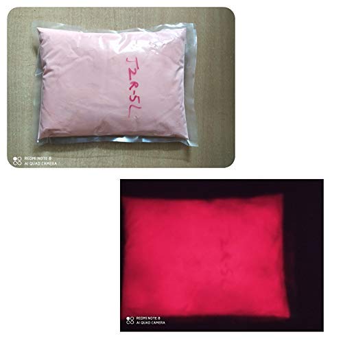 JASH Glow in The Dark Paint Powder Zinc Red 500gm - Image 1