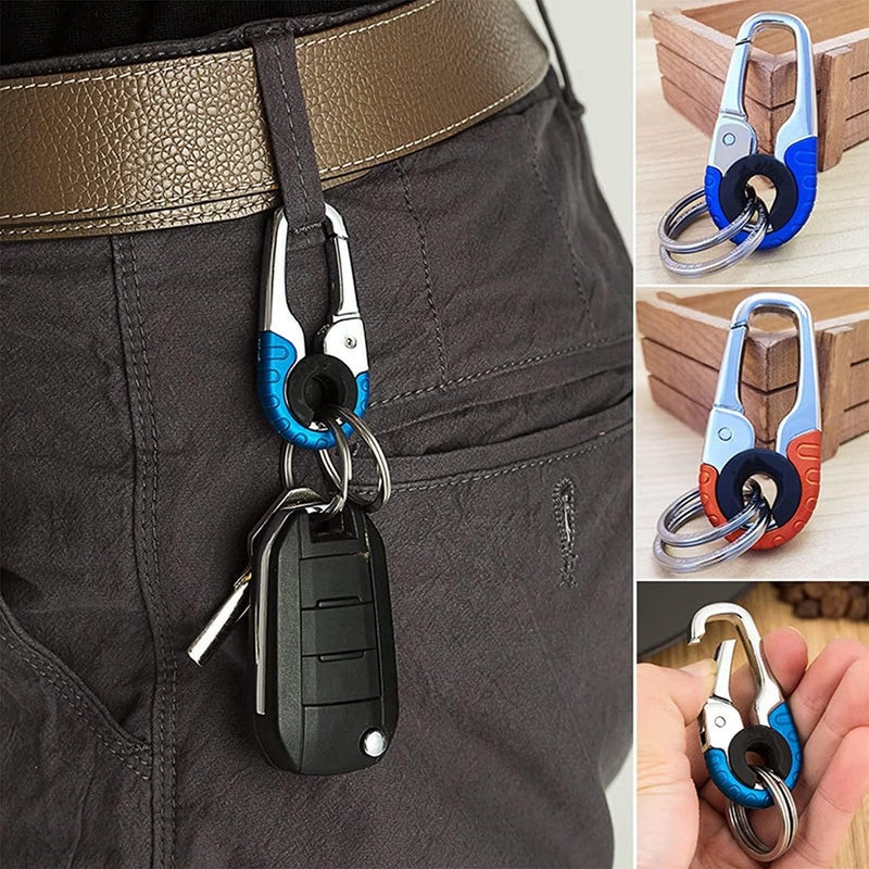 klarako Creative Stainless Steel Keychain，men keychains for car keys, Men's Car Key Chain - Image 2