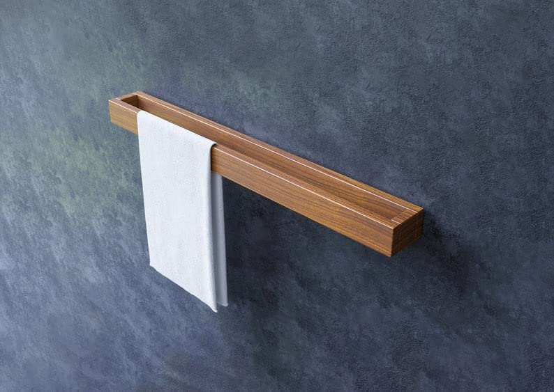 IThree sheesham Solid Wood Towel Rack | Towel Rack Holder | Towel Holder for Bathroom, Towel Stand/Hanger/Bathroom 1 Holder - Image 1