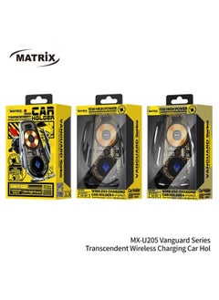 MATRIX Matrix Wireless Charging Car Holder - 15 W - Black - MX-205  - Image 2