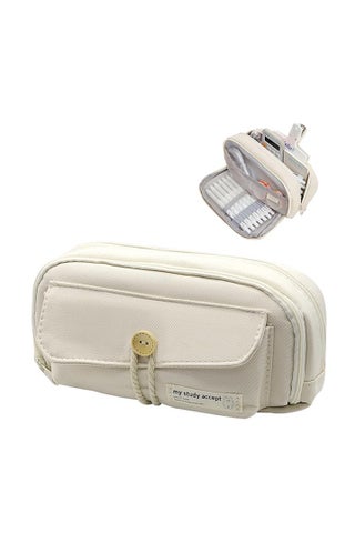 Button Design Large Capacity Pen Case, Big Capacity Pencil Pouch Stationery Pen Bag, Cosmetic Portable Bag, Pouch for School, Gift for Office School - pzsku/ZCF68727E8184A2B4F661Z/45/1755067990/f35a30f1-1e49-4316-8035-74e4f3fe4b53