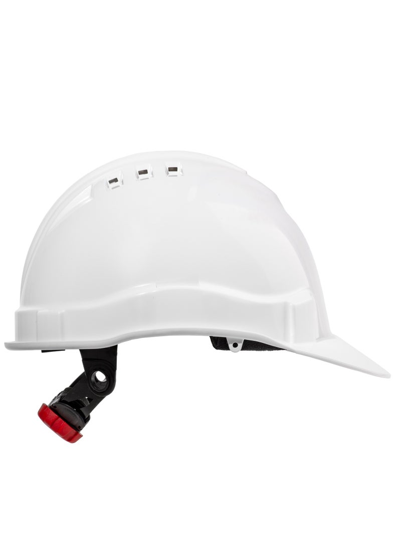 SHELTER Shelter SH-F0101 Industrial Safety Helmet with Adjustable Size, Hard Hat for Construction & Worksite Protection - Vented  - Image 1