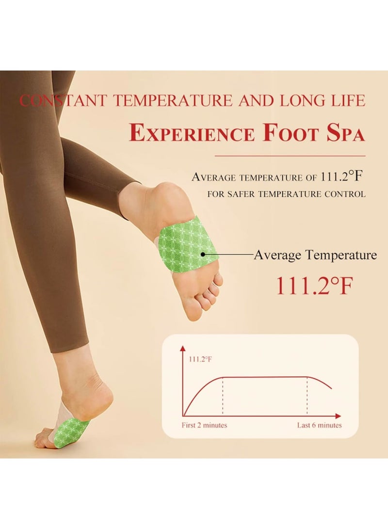 SYOSI Foot Warmers, 30 Pairs Disposable Heated Toe Warmers with Herbal Ginger, Skin-Friendly, Long-Lasting 8 Hours, Natural Odorless Comfort for Cold Weather Sleep, Indoor Outdoor Use - Image 2