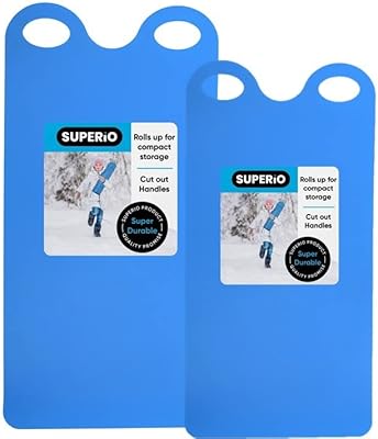 Superio Superio Snow Slider Mat, Flexible Snow Sled Flying Carpet, Roll up Sleds for Kids and Adults 36" and 54" Lightweight - Image 1