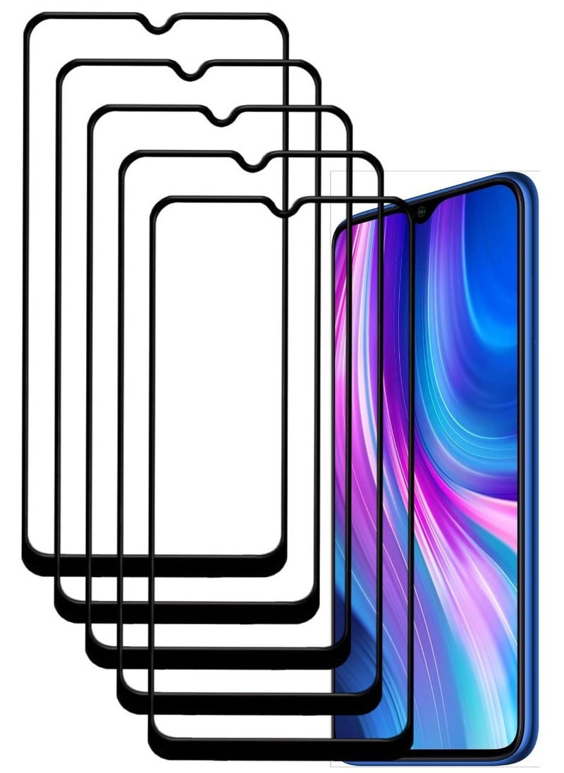 ACLIX 5 Pieces Antistatic ESD Dustproof Premium Quality High Definition Tempered Glass Screen Protector Designed For Xiaomi RedmiNote 8 Pro - Image 1