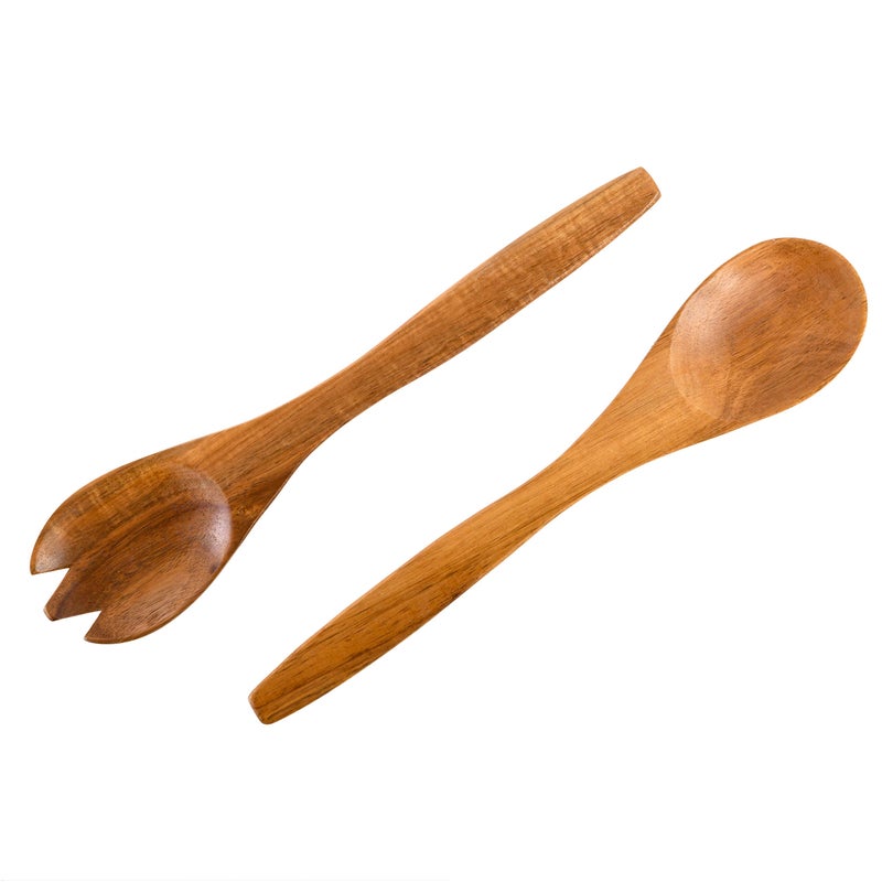 Gibson Home Sherwood 3-Piece Acacia Wood Salad Bowl Set  32 quarts - Image 4