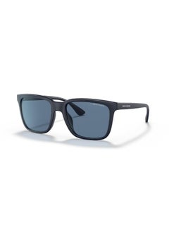 Armani Exchange Full Rimmed Rectangular Sunglasses 0AX4112SU 55 818180  - Image 1