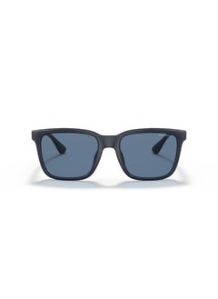 Armani Exchange Full Rimmed Rectangular Sunglasses 0AX4112SU 55 818180  - Image 2