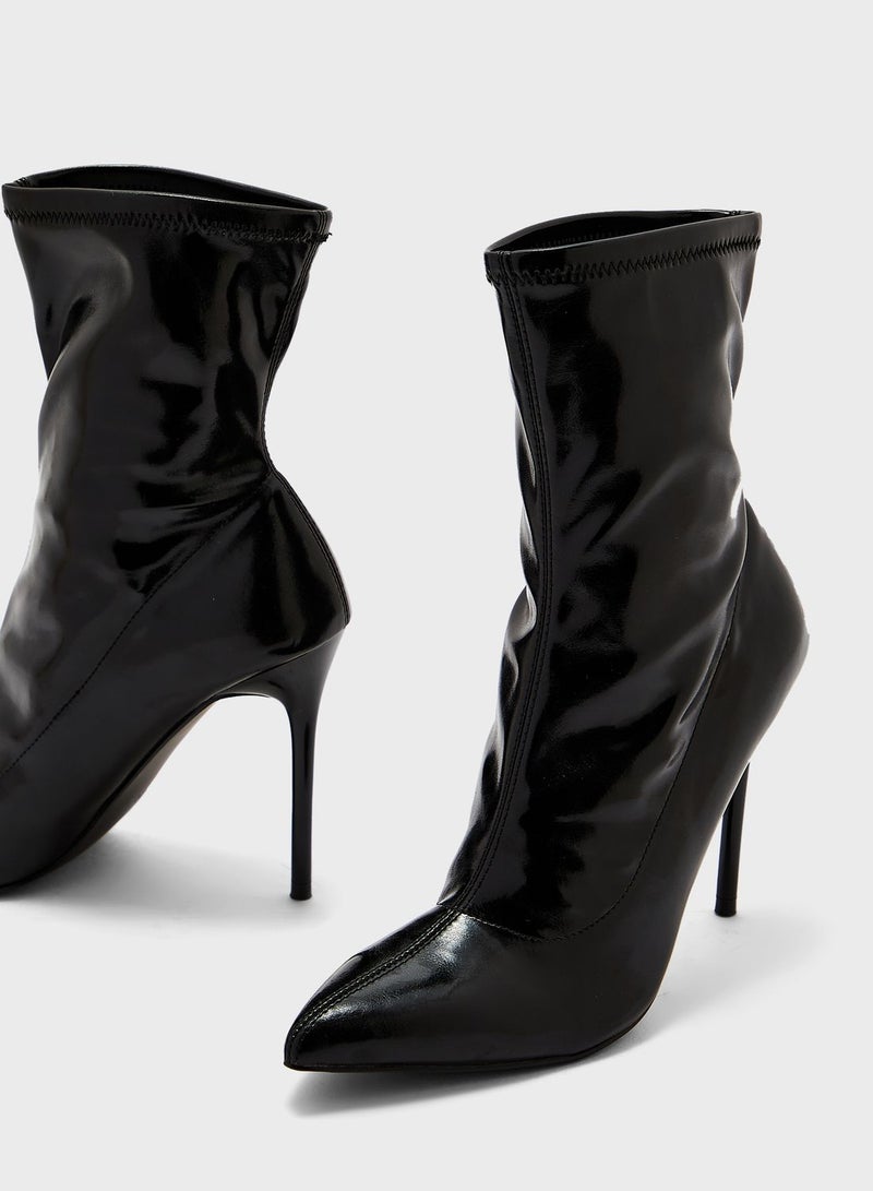 Pointed Toe Ankle Boots