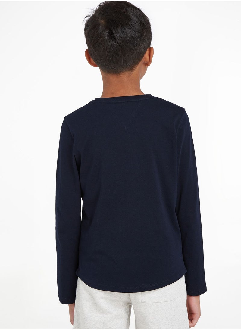 TOMMY HILFIGER - Kids Logo T-Shirt - Image 1