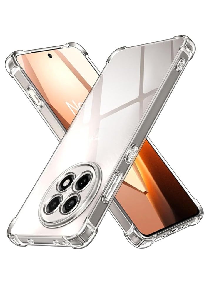 OnePlus 13 5G Case Cover Soft TPU Silicone Case Shock Protective Cover with Camera Protection Designed for Oneplus13 Clear - Image 1