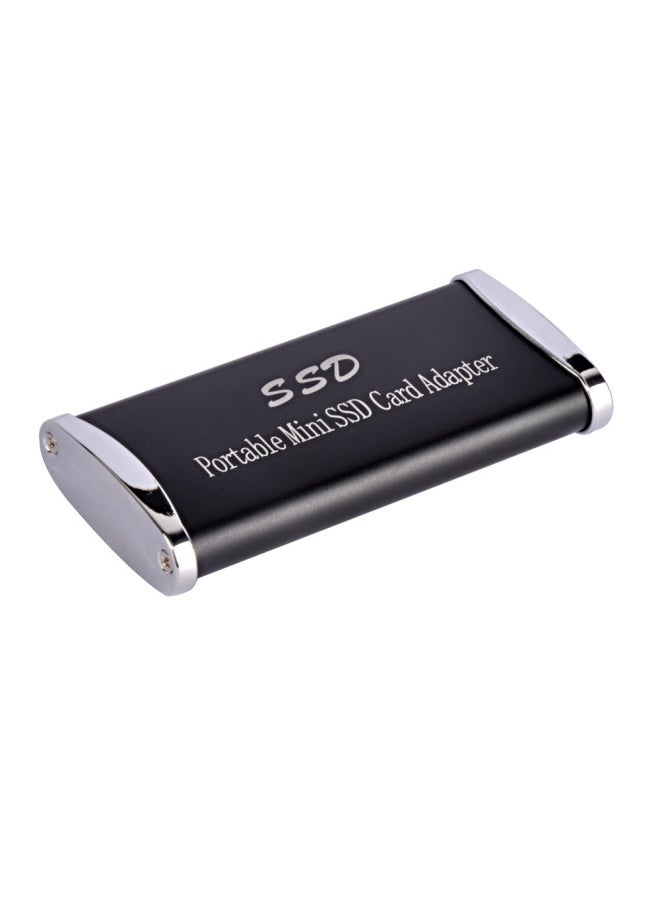MSATA/NGFF Protocol + USB3.0 SSD Solid State Hard Disk Box Mobile Aluminum Alloy Hard Disk Box-Color:MSATA Protocol  - Image 2