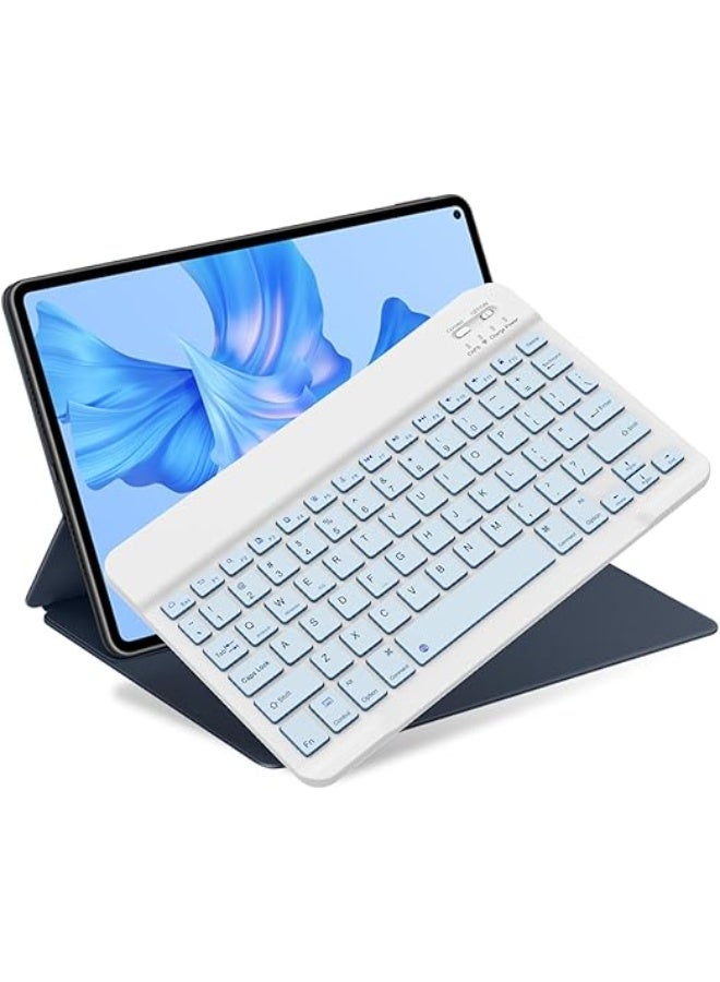Bluetooth Keyboard for iPad, iPad Pro 13/12/11/10/9/8/7 inch, iPad Air 13/11th Gen, iPad mini, Tablets - Slim Wireless Portable Travel Office Computer Accessories - Image 5