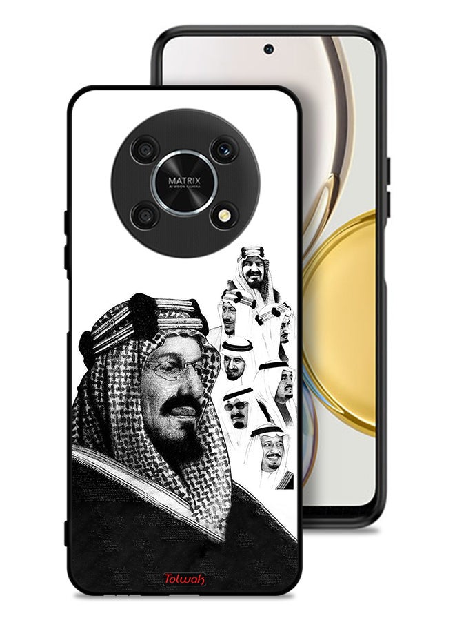 Tolwak Honor X30 5G Protective Case Cover Kings Of Saudi Arabia BW Poster Art - Image 1