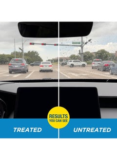 Rain-X 800002243 Glass Treatment, 7 oz. - Exterior Glass Treatment To Dramatically Improve Wet Weather Driving Visibility During All Weather Conditions, Yellow (Packaging May Vary)  - Image 4