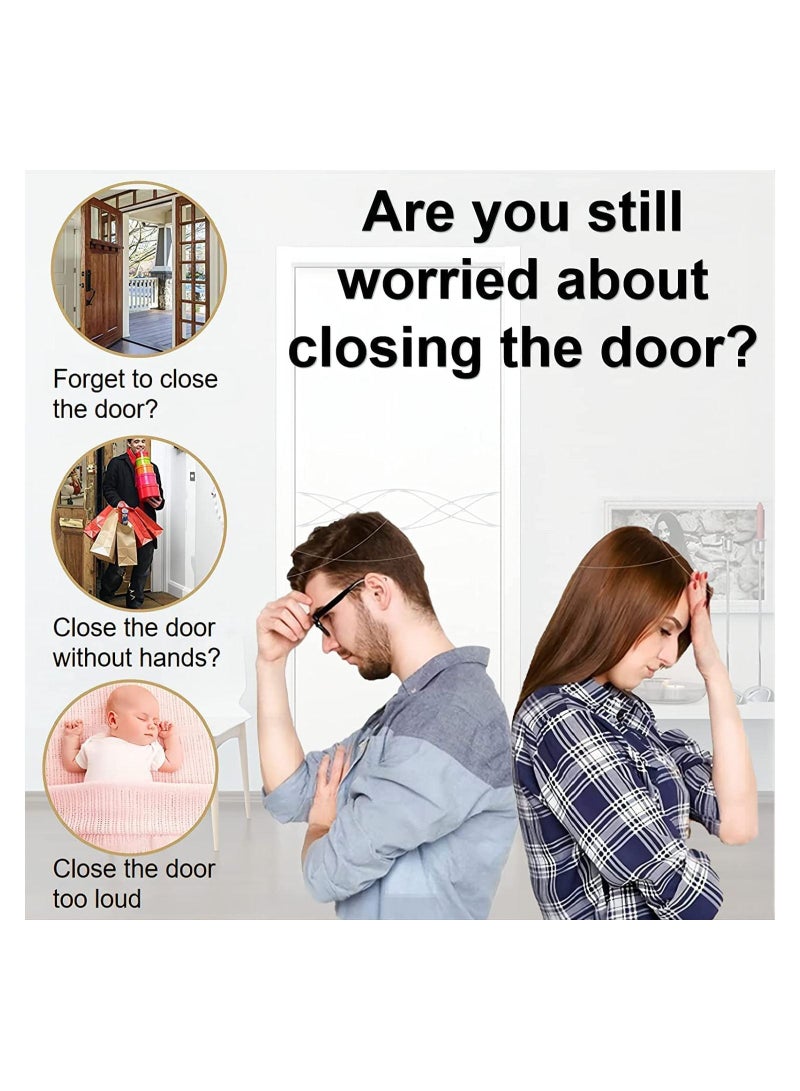 Automatic Door Closer, Stainless Steel Closing Controller for Residential Commercial Use,Adjustable Speed System - Image 3